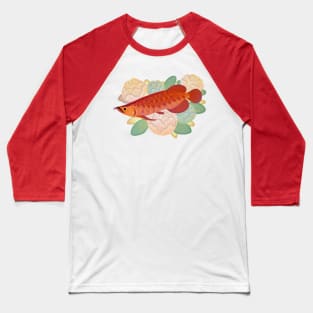 Arowana and peony3 Baseball T-Shirt